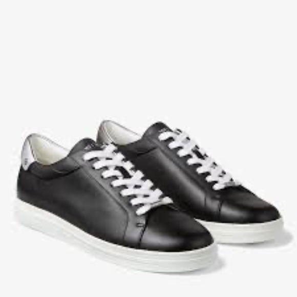 Jimmy Choo Nappa Leather/Rome Low Top Trainers - Picture 1 of 11